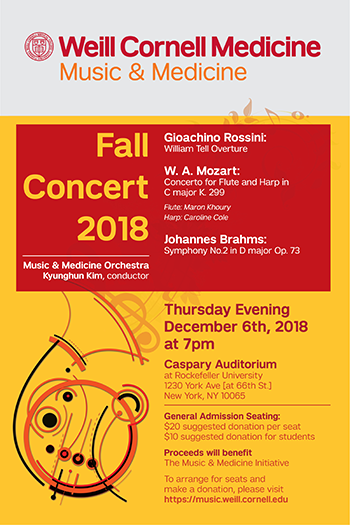 Fall concert poster