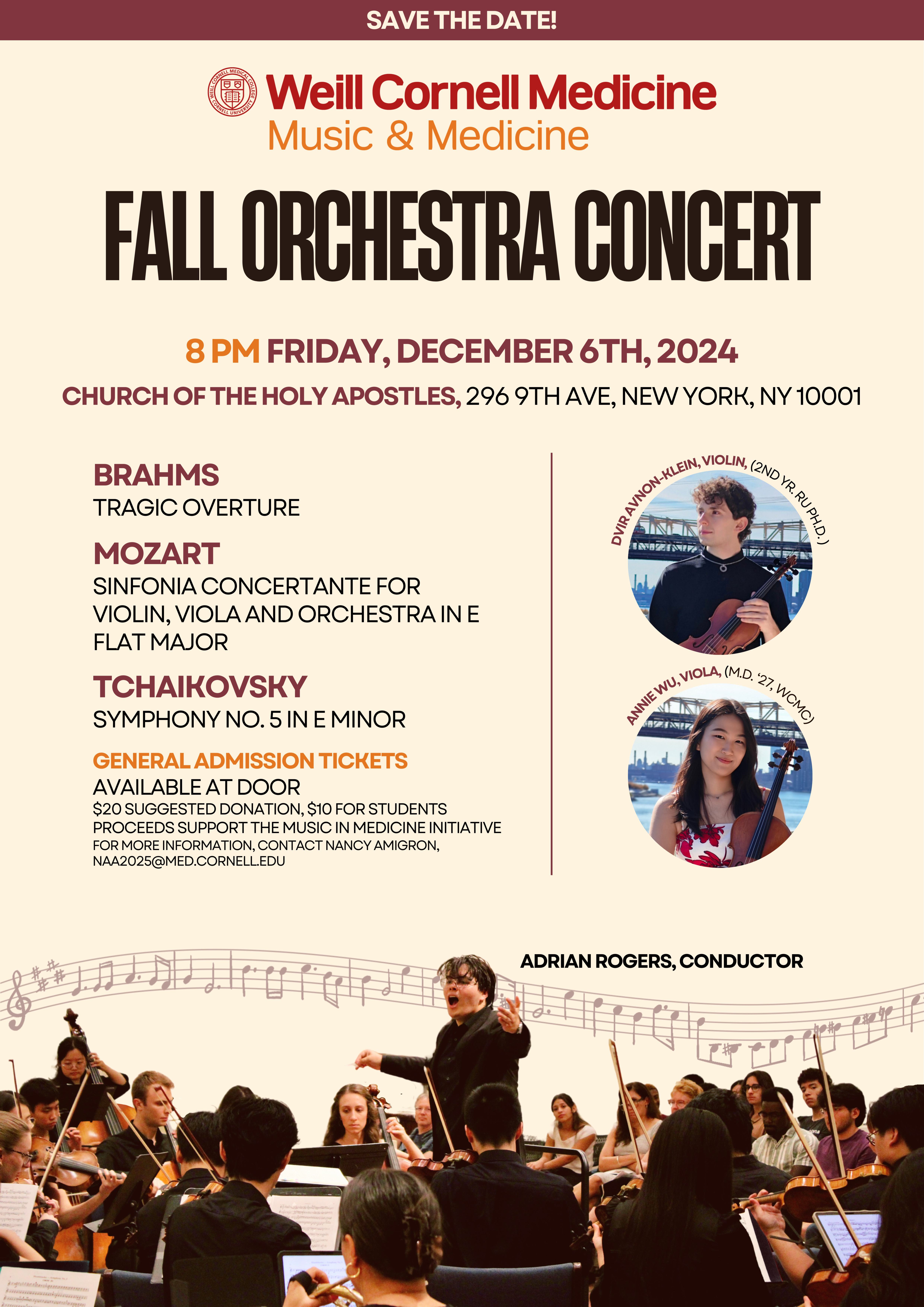 Fall 2024 Concert Poster