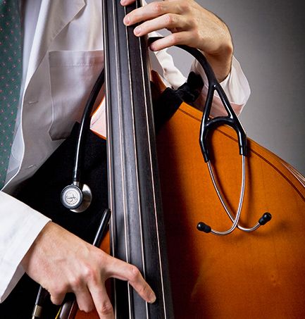 Music and Medicine Bass player